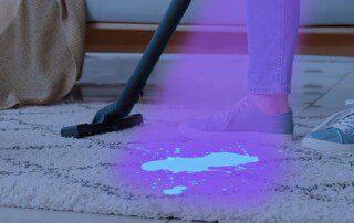Detecting dog urine on carpets and rugs